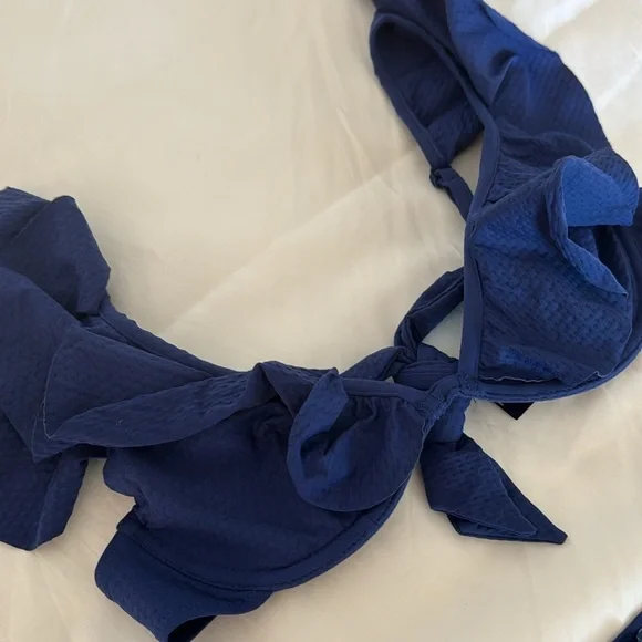 NWT! Vilebrequin Women's Lizzy Ruffled Underwire Bikini Set Small